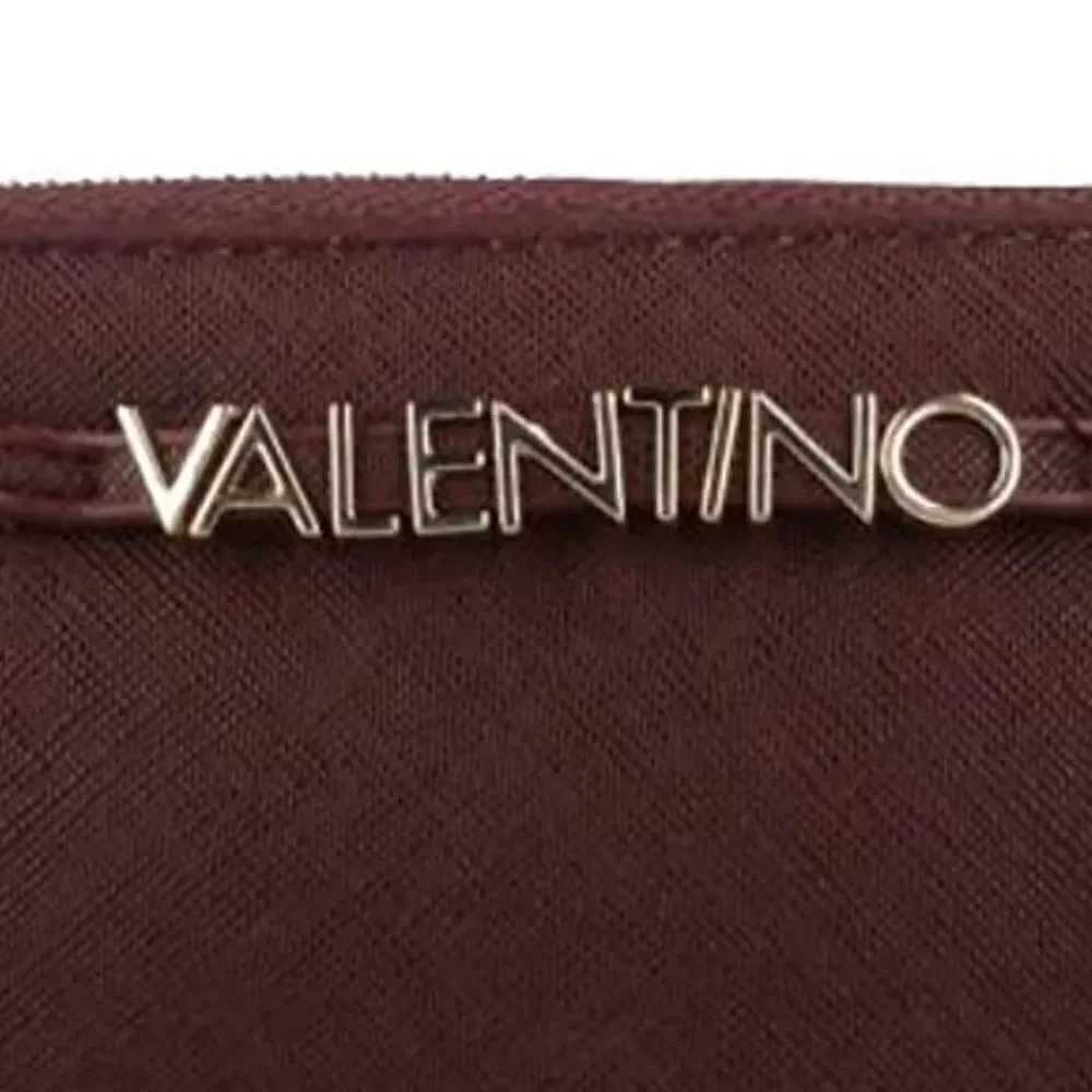 VALENTINO  Sea Winter Zip Around Wallet Bordeaux